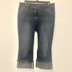 Classiques Entier, Vintage Classiques Entier Capri Jeans Size 10, Made in HK